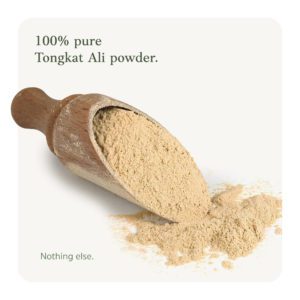 Our product only contains of 100% pure Tongkat Ali powder, no additives.
